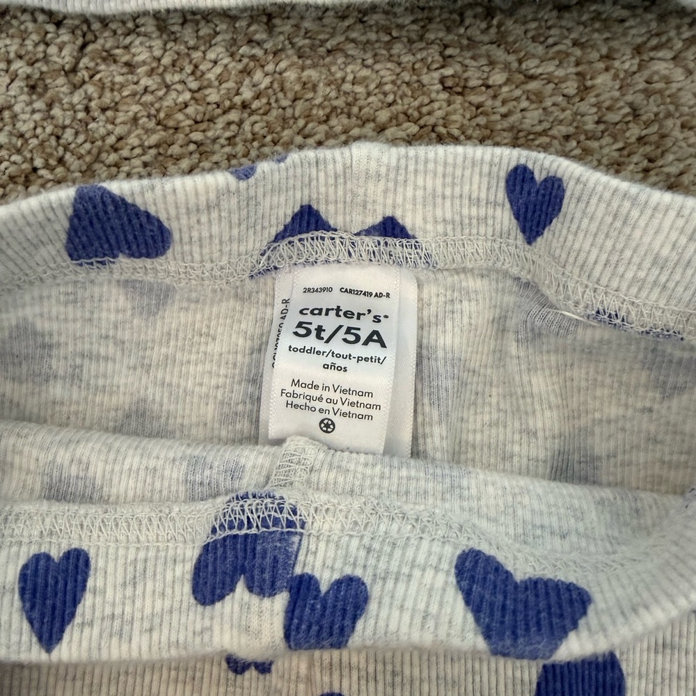 Carter's Blue Heart Matching Set - Picture 2 of 3